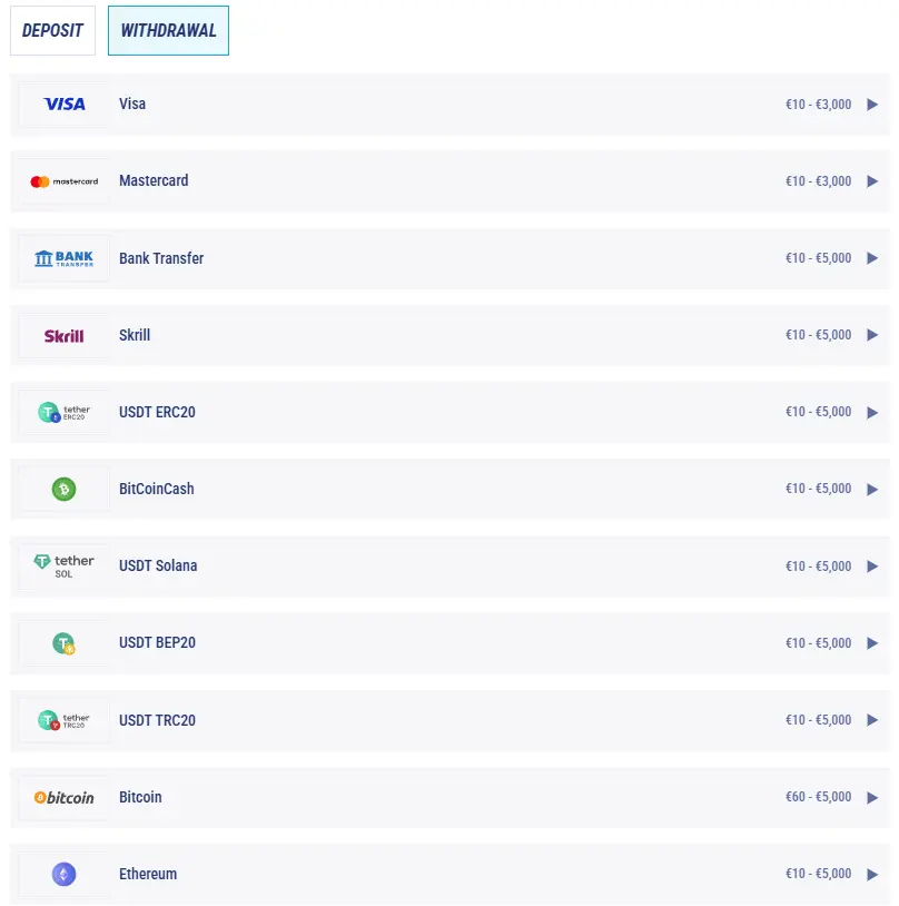 Tikitaka Casino withdrawal methods and limits